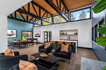 Community clubhouse at the lakes apartments in bellevue, wa 98007